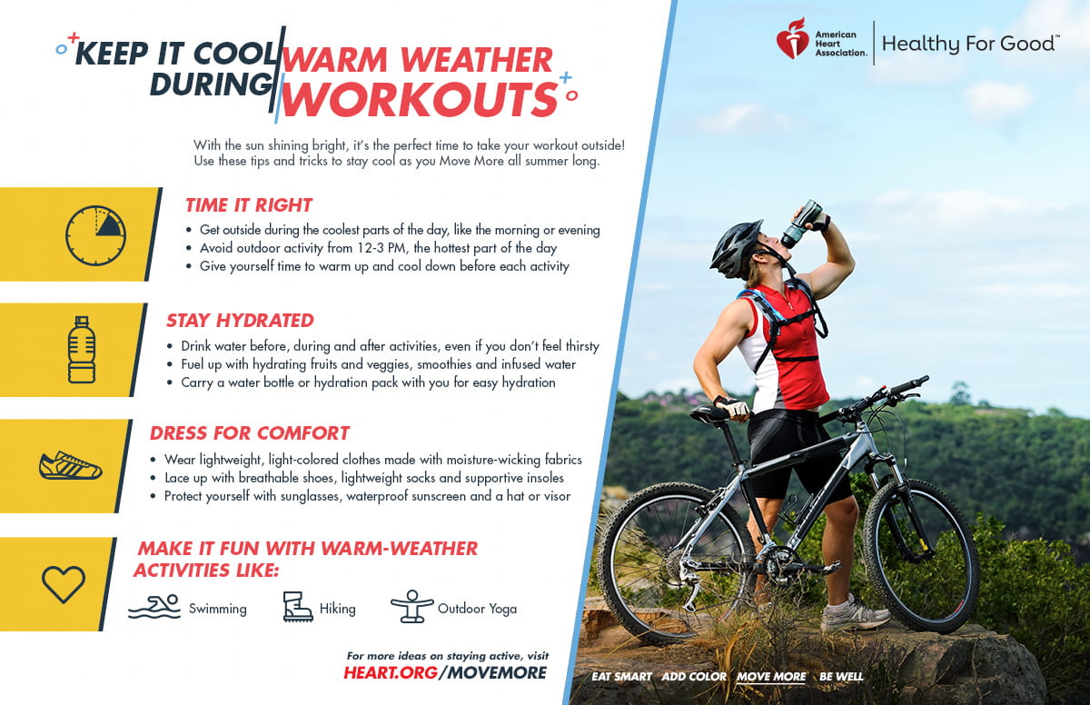 How to Keep Cool During Warm Weather Workouts