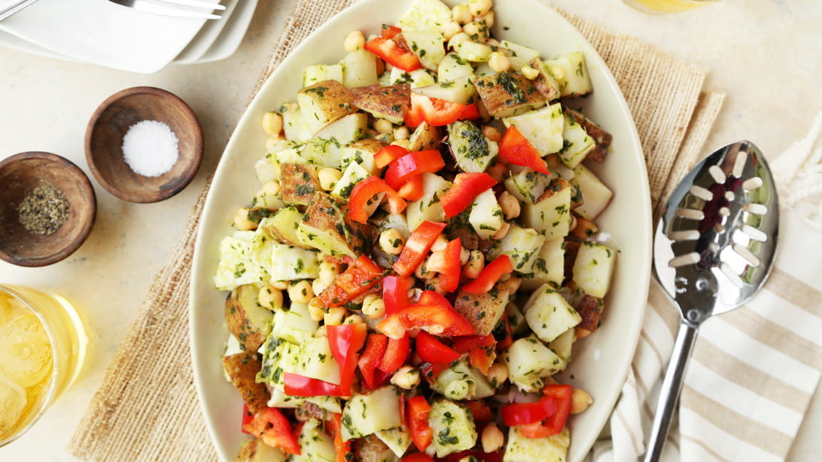 Chopped Potato Breakfast Salad