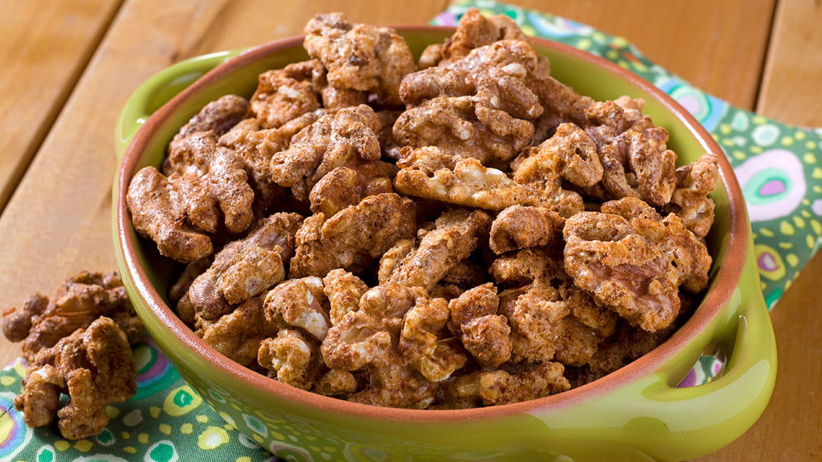 Sweet & Spicy Walnuts