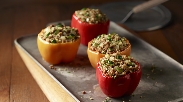 Curry Stuffed Bell Peppers