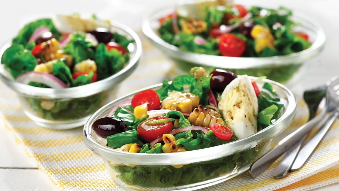 Grilled Corn and Tomato Salad