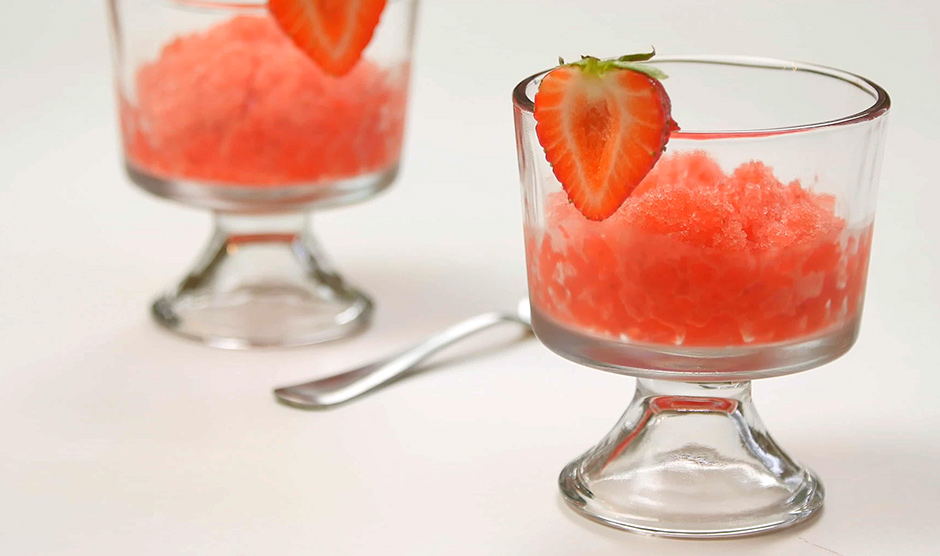 Strawberry Lemonade Italian Ice