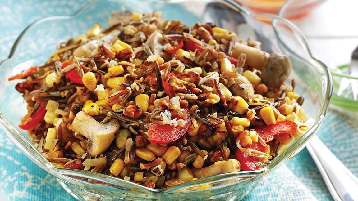 Wild Rice and Mushroom Pilaf