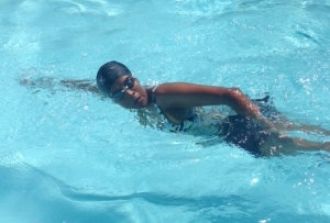 cheryl swimming
