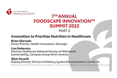 2022 Summit Innovation to Prioritize Nutrition Part 2 Presentation Video Screenshot