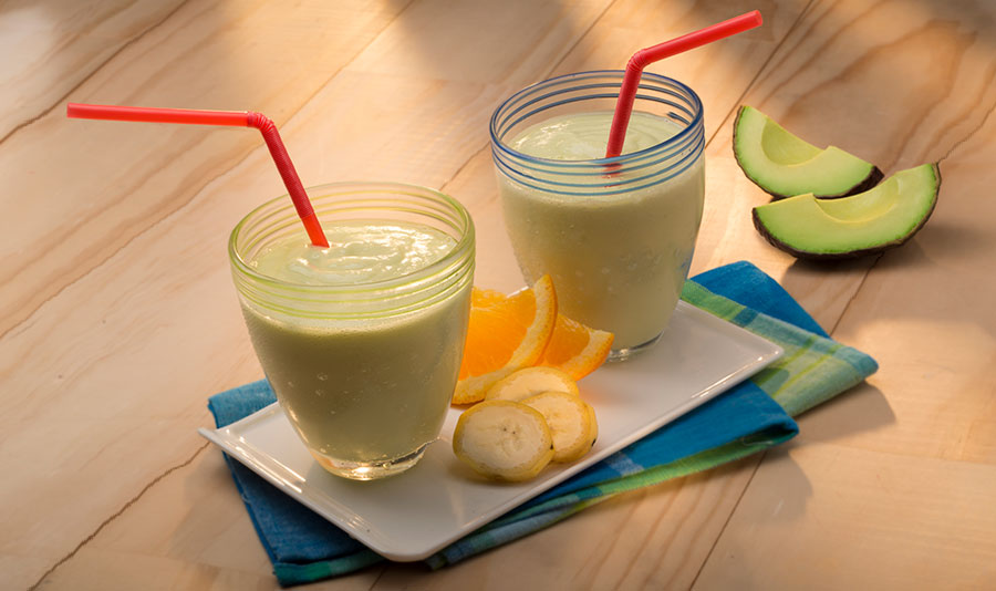 Avocado, Banana, Orange and Yogurt Smoothie American Stroke Association