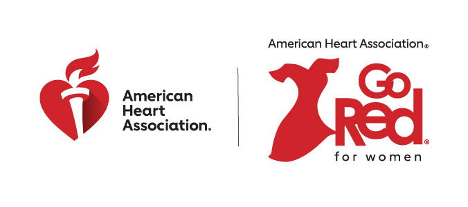 American Heart Association and Go Red for Women logo