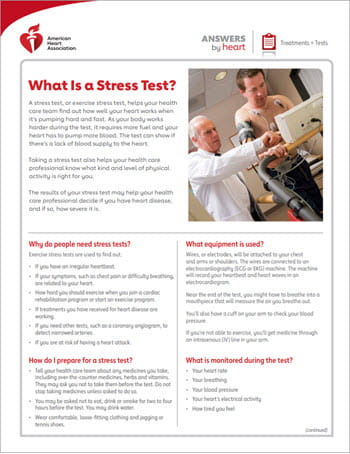 What is a stress test?