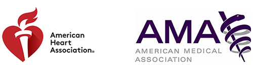 American Heart Association | American Medical Association dual logo