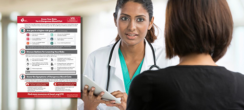 VTE checklist screenshot
