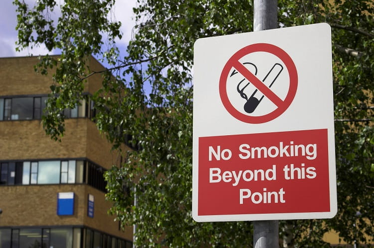 no smoking beyond this point image