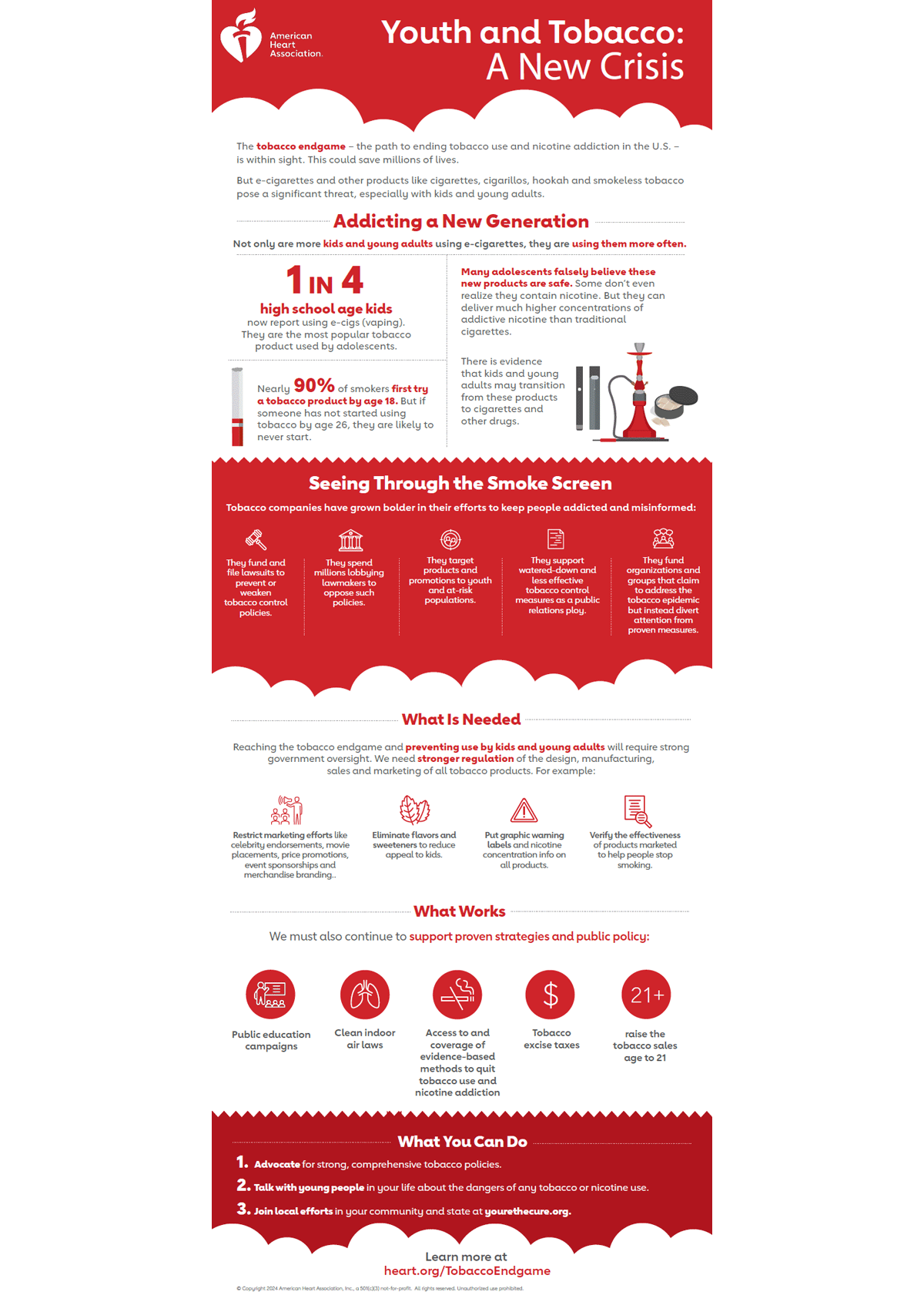 youth and tobacco crisis infographic