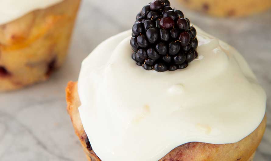 Blackberry lemon drop cupcakes recipe