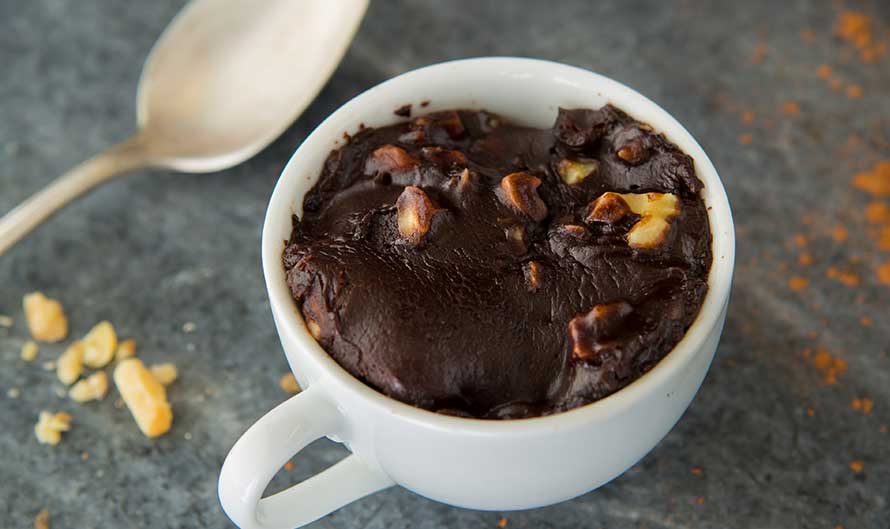 Chocolate nut cookie mug recipe