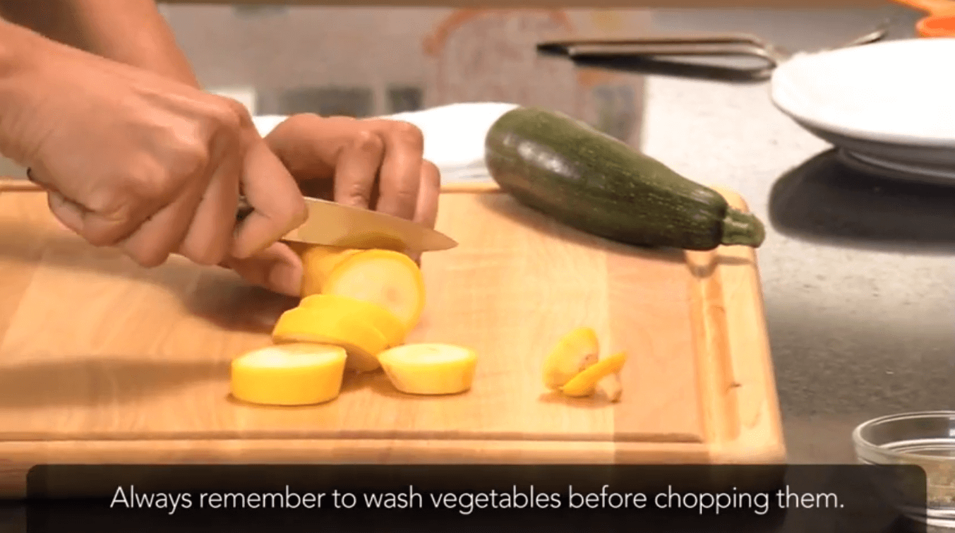 Cutting Squash
