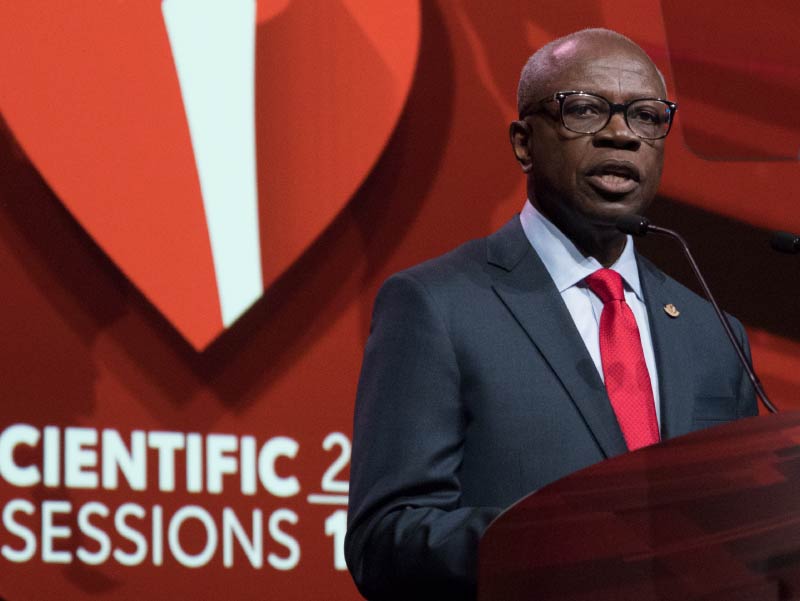 American Heart Association President Ivor Benjamin, Scientific Sessions 2018