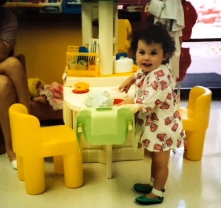 Tabitha Ellis as a toddler. Photo courtesy of Tabitha Ellis.