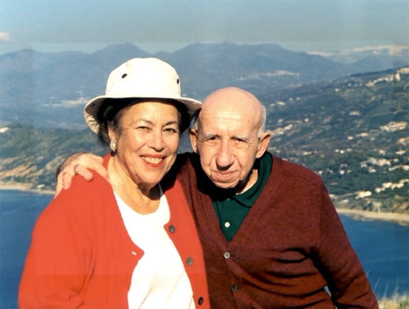 Dr. Jeremiah Stamler with his wife, Gloria. (Photo courtesy of Northwestern University)