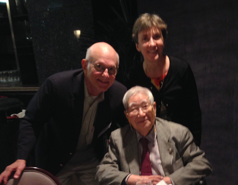 From left: Dr. Stan Shulman, Dr. Tomisaku Kawasaki and Dr. Anne Rowley. (Photo courtesy of Dr. Stan Shulman)