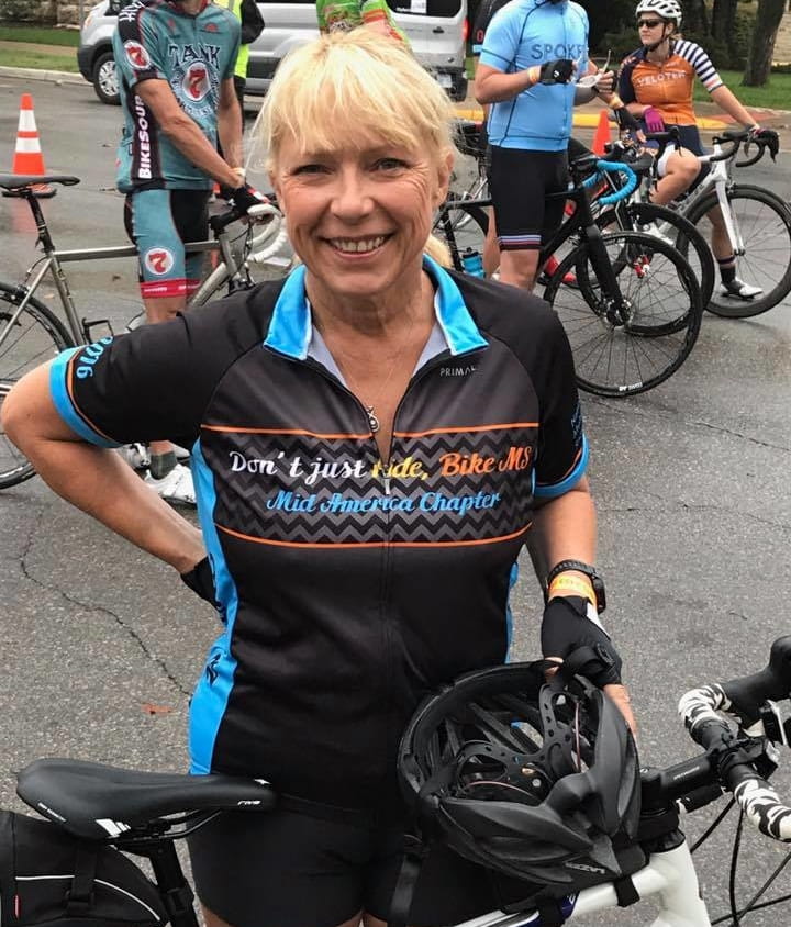 Belinda Waggoner biking