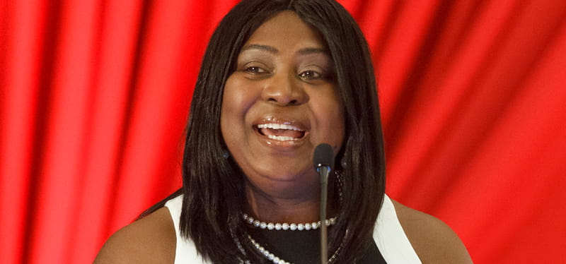 Marcella Roberts, whose efforts to build heart-healthy public housing won her the American Heart Association's Louis B. Russell Jr. award in June. (Photo by Tim Sharp for AHA)