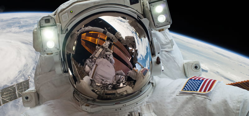 Astronaut in space suit