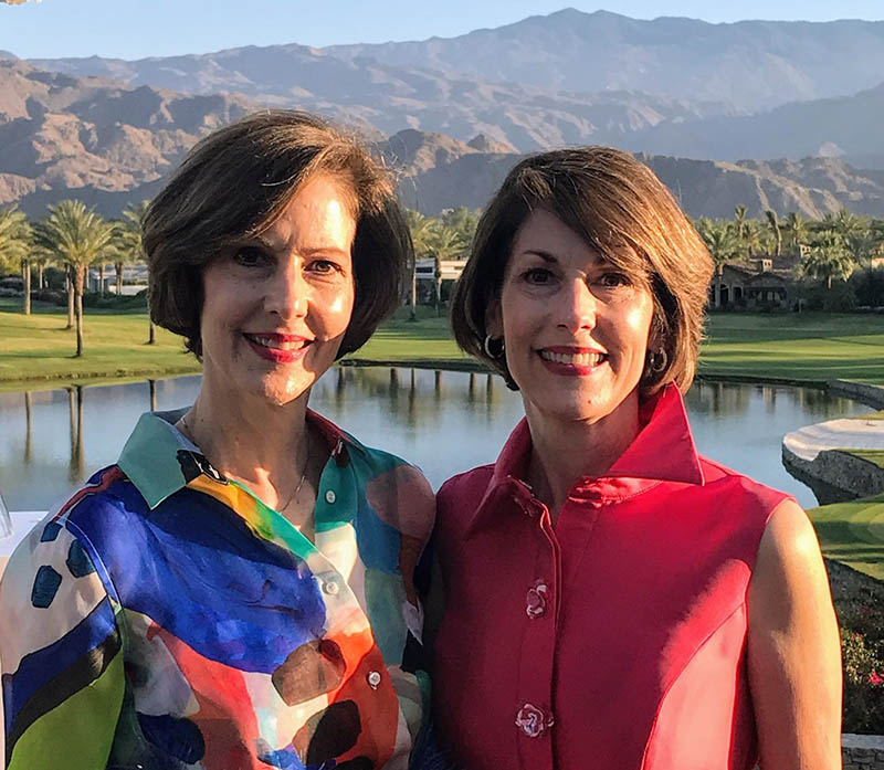 Pam (left) and Pat are raising awareness about the role of genetics in heart disease. (Photo courtesy of Patricia Wood)