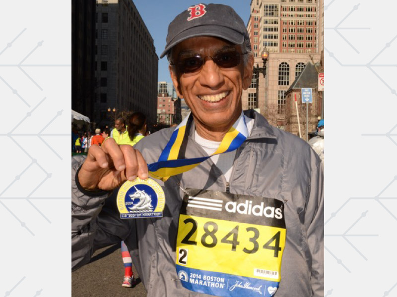 Dr. Akil Taherbhai went from heart bypass surgery to running marathons in under a year. (Photo courtesy of Dr. Akil Taherbhai)
