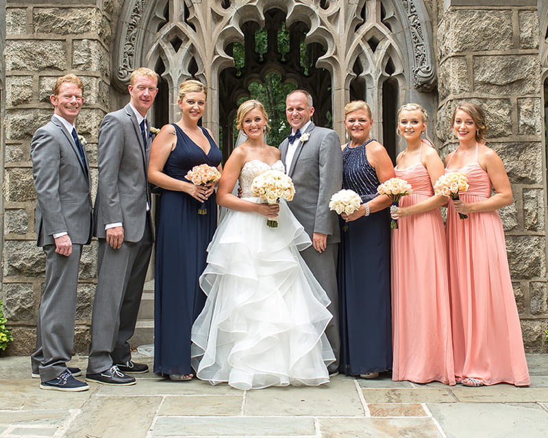 Chris Hagan (far left) celebrating his step-daughter, Chelsea, at her wedding in August 2017.  (Photo courtesy of Chris Hagan)