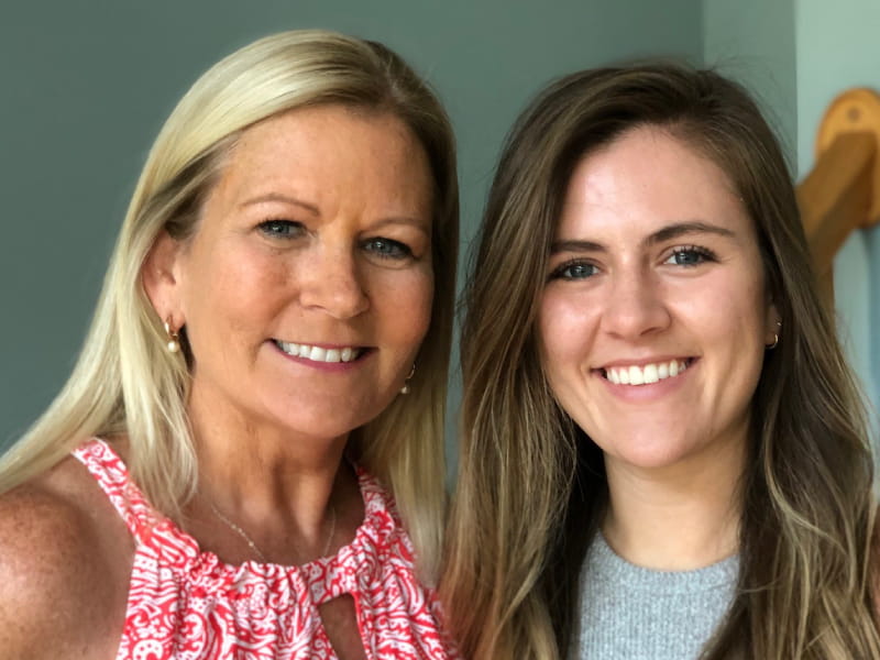 Mother and daughter Barbara Jackson (left) and Olivia Copeland share a diagnosis of long QT syndrome. (Photo courtesy of Barbara Jackson)