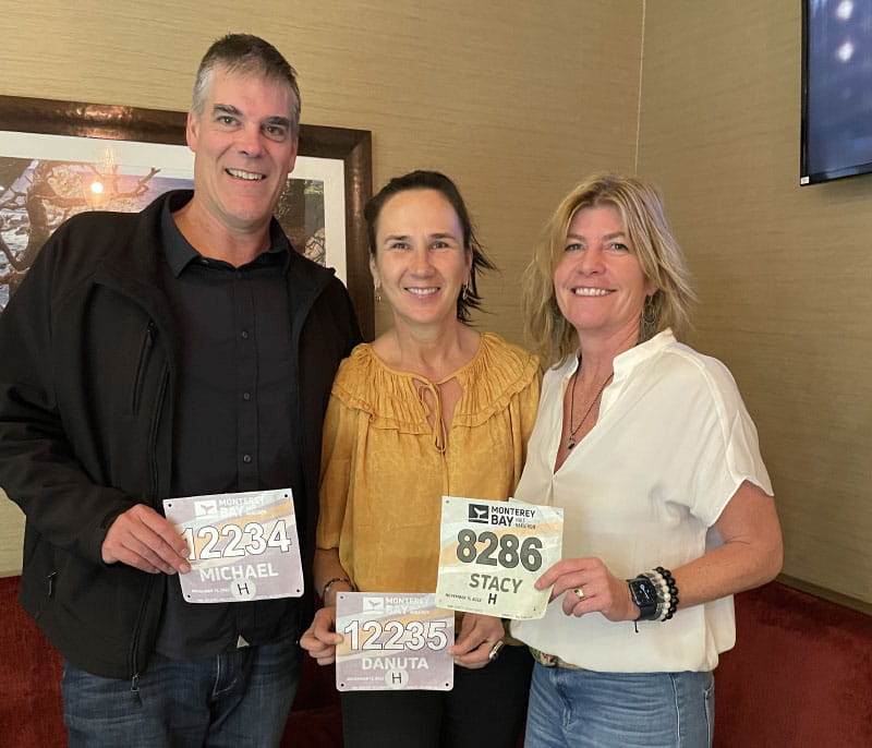 From left: Michael Heilemann, Danuta Heilemann and Stacy Newcomer. (Photo courtesy of Michael Heilemann)