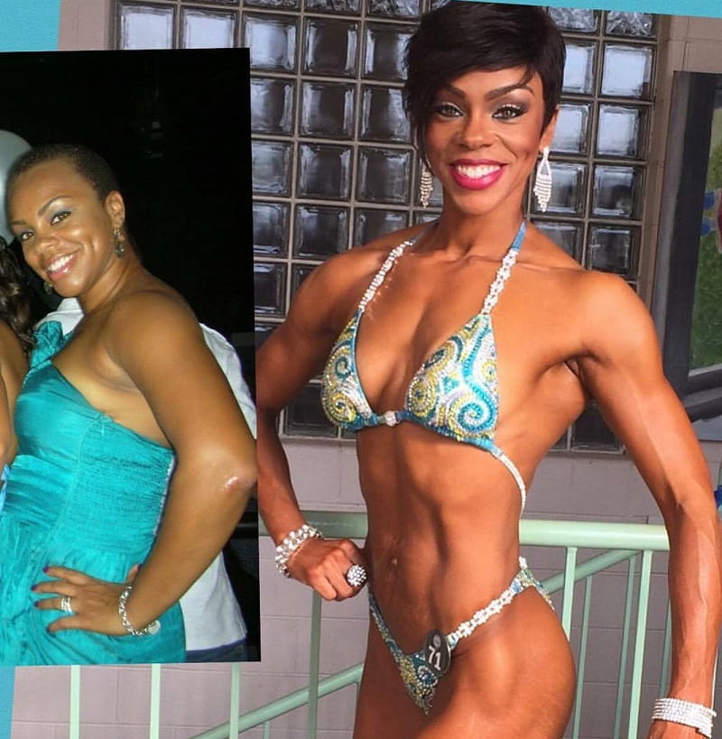Tina Johnson before and after