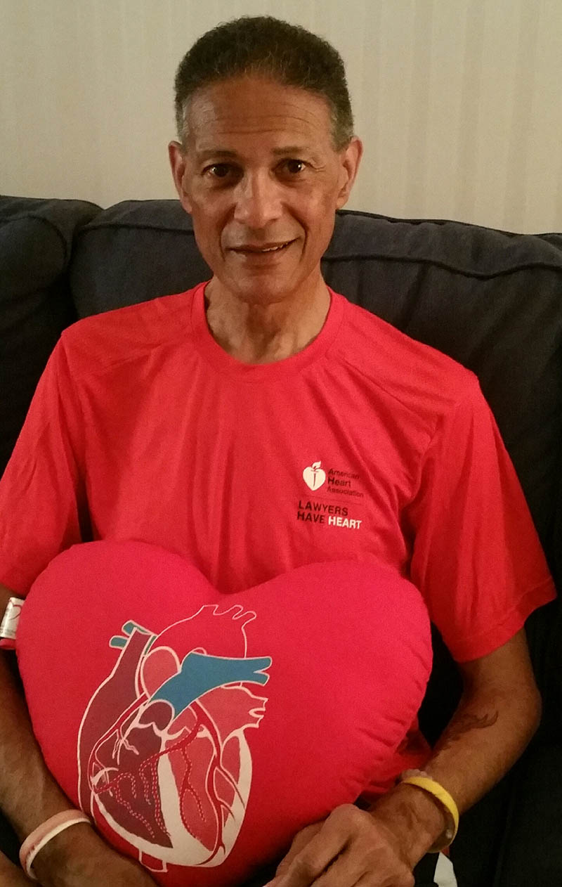 George Banker recovering from his heart surgery in July 2017. (Photo courtesy of George Banker)
