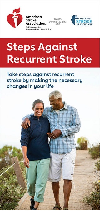 steps against recurrent stroke brochure image