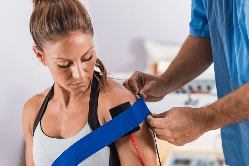 Electrical Stimulation used in physical therapy