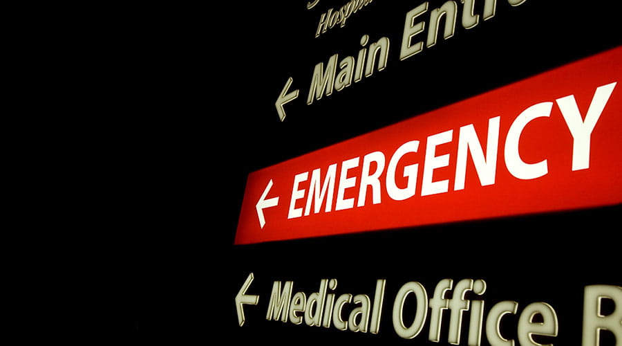 Emergency Room sign