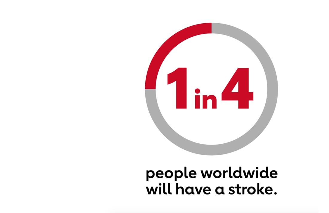 1 in 4 people worldwide will have a stroke