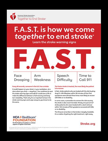 F.A.S.T. infographic