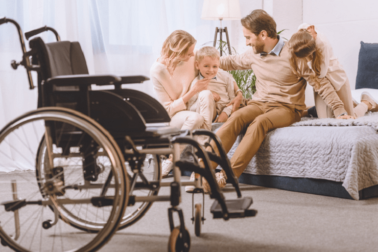 wheelchair accessible bedroom