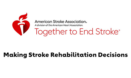 Making Rehabilitation Decision After Stroke video thumbnail