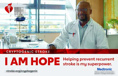 Cryptogenic Stroke Post Card Front