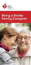 "Being a Stroke Family Caregiver" brochure cover thumbnail