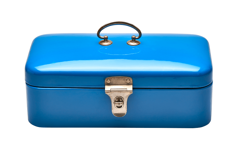 blue tool chest