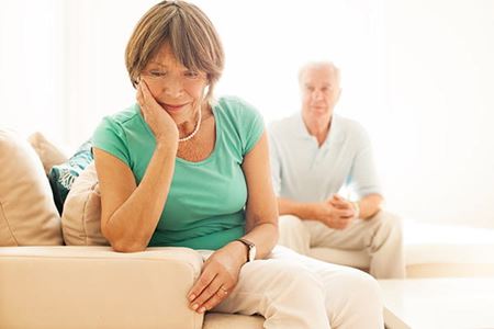 lesson 14 homework grade 4 module 3 Senior woman upset while concerned husband looks on