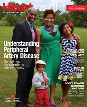 Heart Insight magazine cover for vascular diseases issue