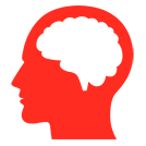red brain icon