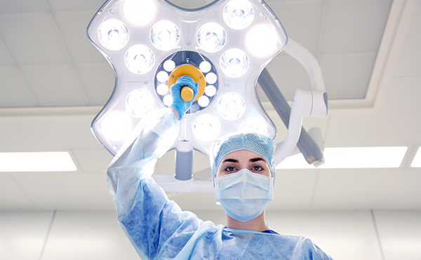 surgeon in operating room at hospital