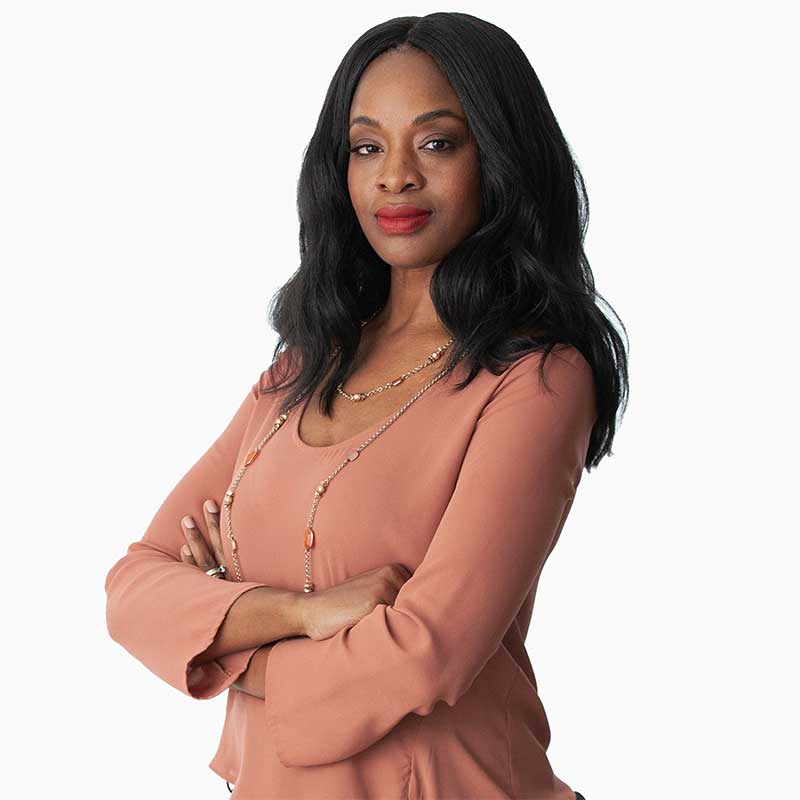 woman with powerful pose