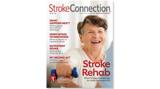 stroke connect rehab supplement