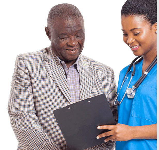 doctor and patient talking